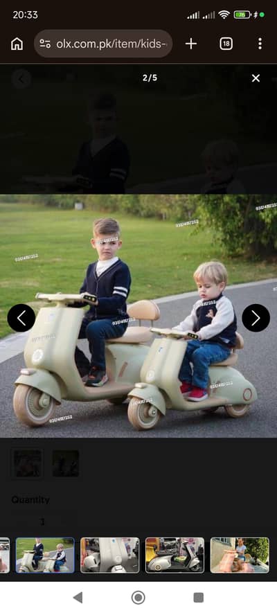 New style Electric vespa