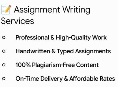 Assignment writing