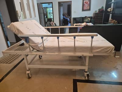 Hospital Mechanical Bed – Adjustable Patient Bed – Good Condition
