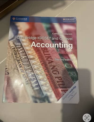 Cambridge IGCSE & O Level Accounting Coursebook – 2nd Edition