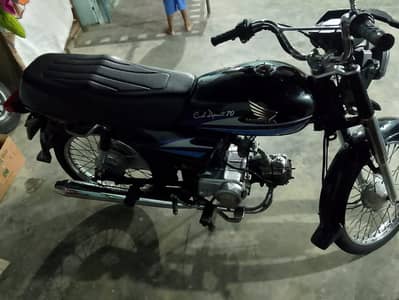 Honda 70 cc bike argent for sale 03278130349