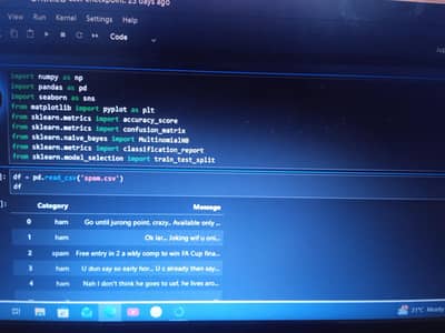 Urgent: Scikit-learn ML Model Training | 12hr Delivery | Chichawatni