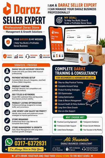 Daraz Seller Training & Consultancy | Online & Physical Course