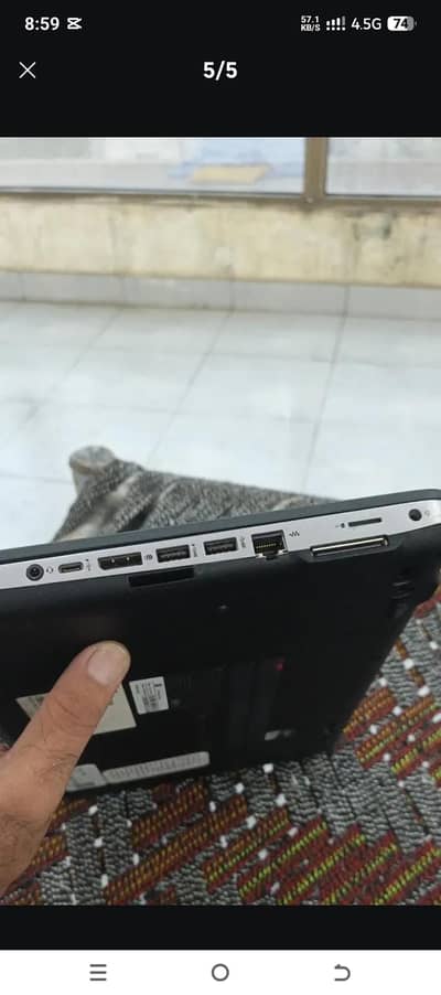 HP ProBook Core i5 8GB 256GB SSD Laptop for Trading - Faisalabad 42000