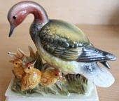 Porcelain Mallard Duck family pair