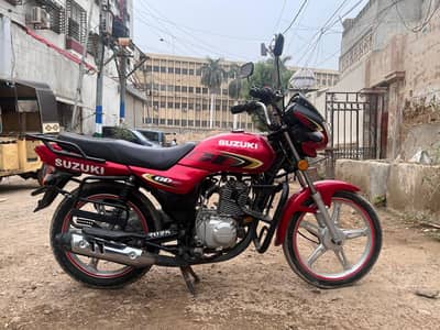Suzuki GD-110 2023 Karachi number better than CG-125