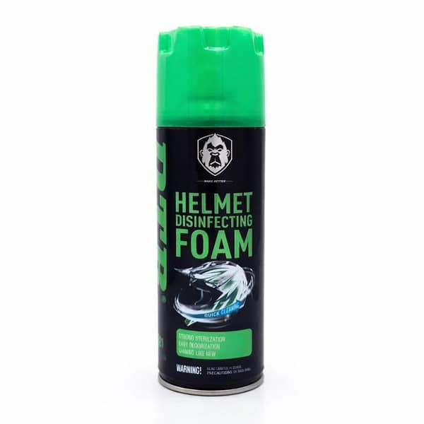 DTR Helmet Disinfecting Foam Spray – Anti-Bacterial Helmet Cleaner, Odor Remover, Deep Hygiene Protection, 450ml