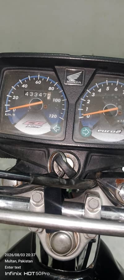 Honda 125 black used full ok