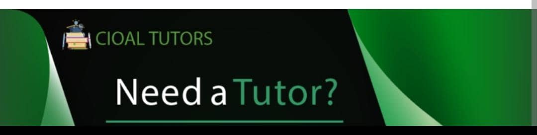 Tutor Required