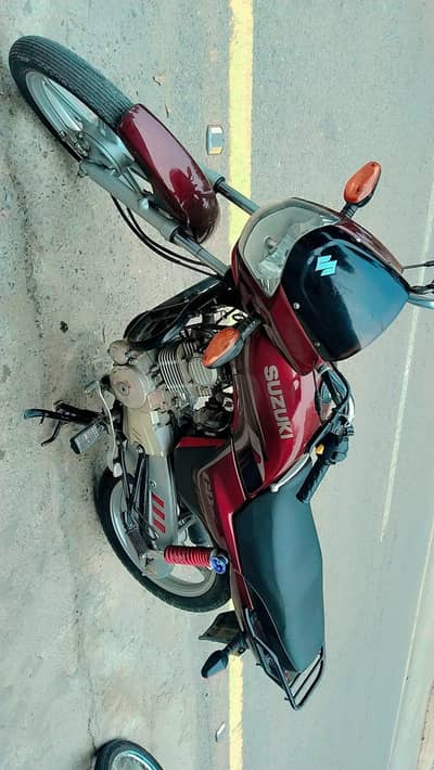 one tan bike in very good condition