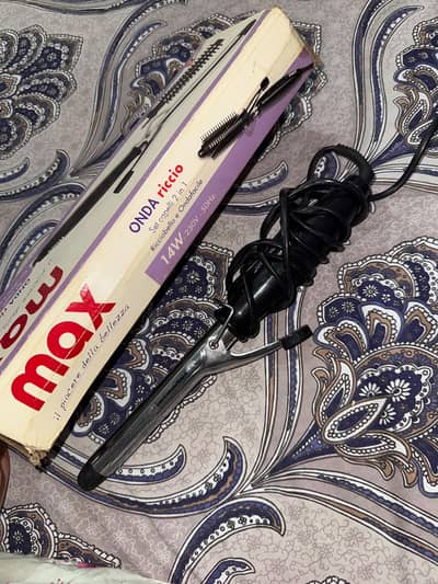 MAX 2-in-1 Hair Curler | Onda Riccio 14W| Excellent Working Condition