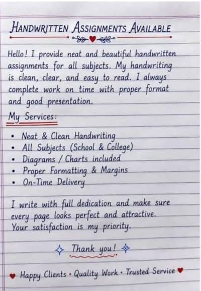 assignment writing