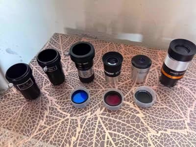 Telescope eyepieces and filters for sale