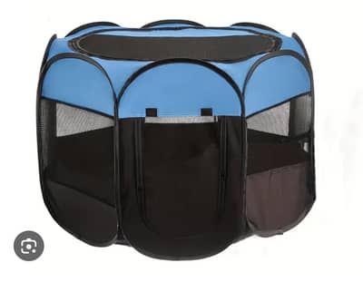Cata kennel in dark blue color in large size