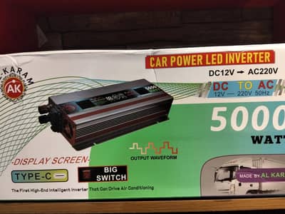 5000 watt inverter Al karam digital 10/10 coundtion