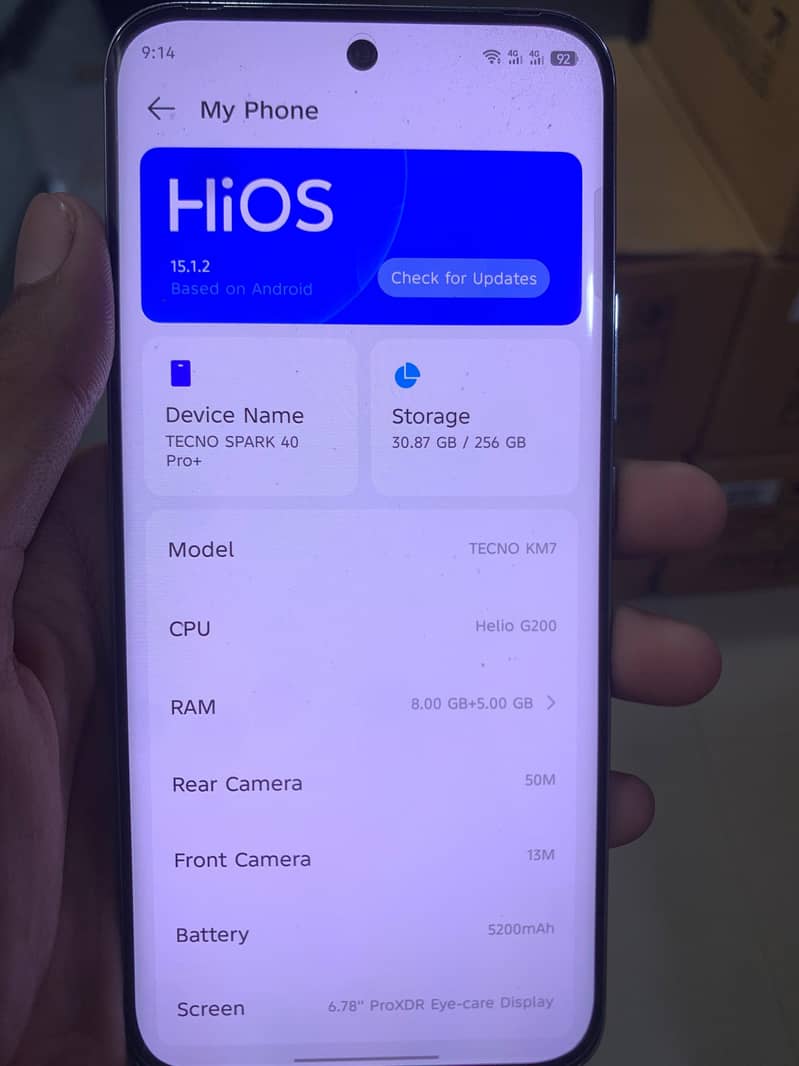 Tecno spark 40 pro plus 5