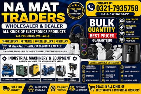Wholesale Electronics & Industrial Machinery | Bulk Orders Only