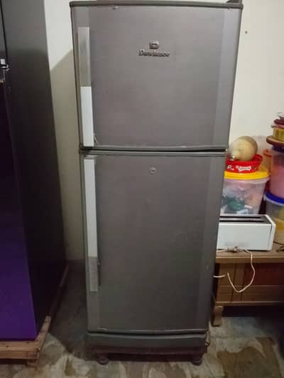 Dawlance, medium size, gray color,two doors ,100% cooling
