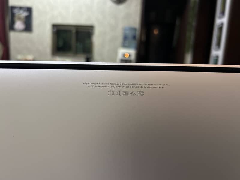MacBook pro 2017 model 5
