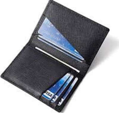 leather card holder