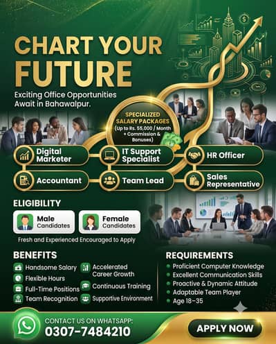 Urgent Jobs in Bahawalpur | contact on whatsapp 0307-7484210 | BWP