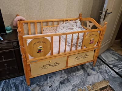 Baby Cot with Mattress