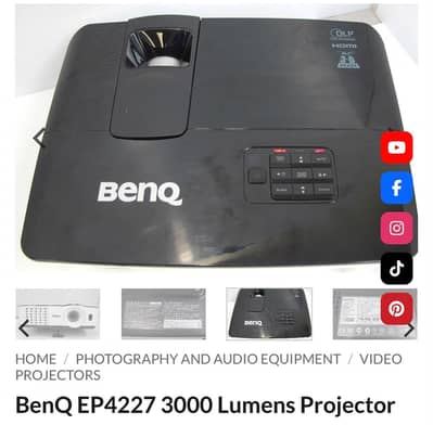 BENQ 3D Ready EP 2742 HDMI New Model