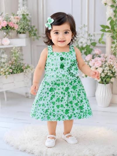 August collection Baby girl dress
