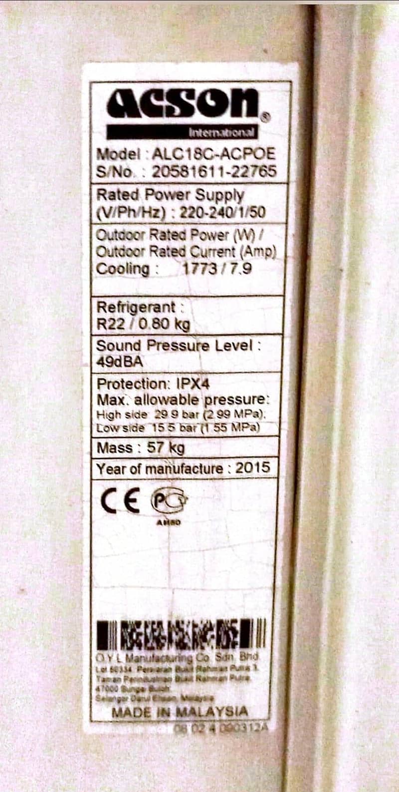 Acson Split Ac 2