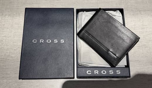 Cross Leather Men’s slim Wallet