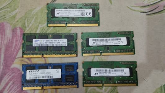 ddr3 rams and ddr2 rams for laptop