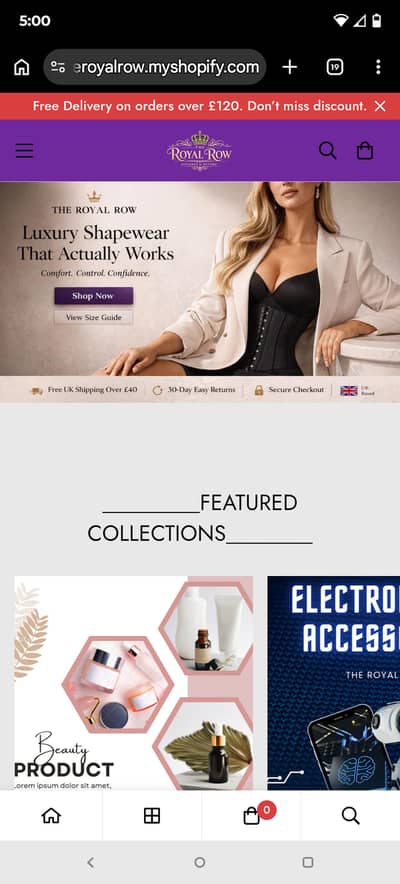 I created Shopify store and digital marketing campaigns