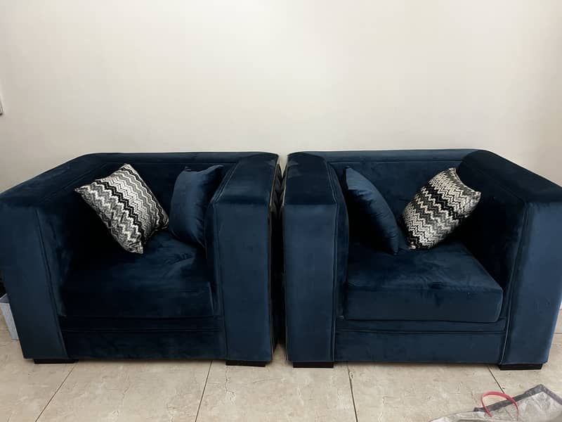2 seater sofas with coffee table 1