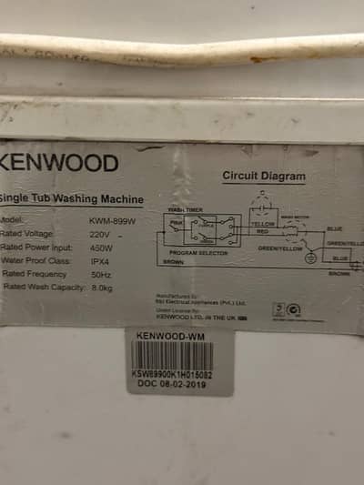 Dawlance Washing Machine and dryer for Sale – Excellent Condition