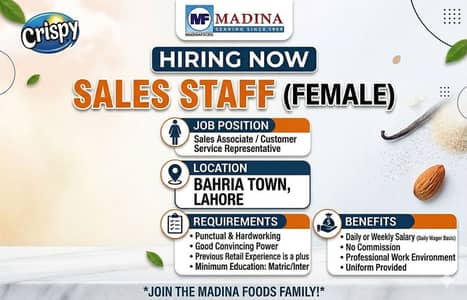 Female sales staff