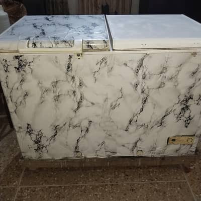 Haier double door freezer