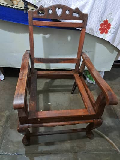 Shesham pure wood 6 chair frams