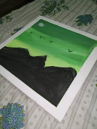 green sky