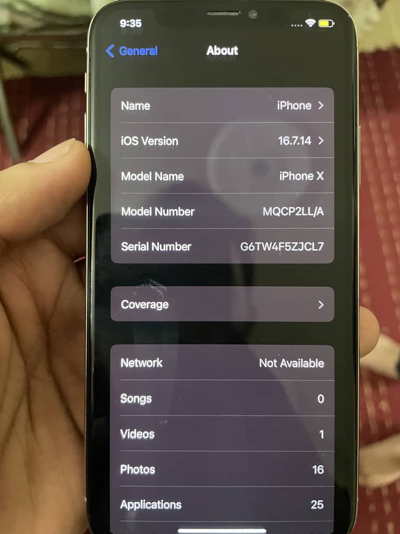 Apple iPhone X 7