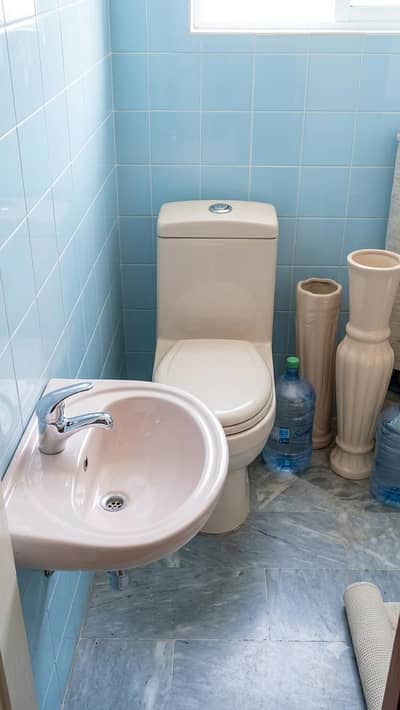 TOILET COMMODE AND WASHBASIN 
