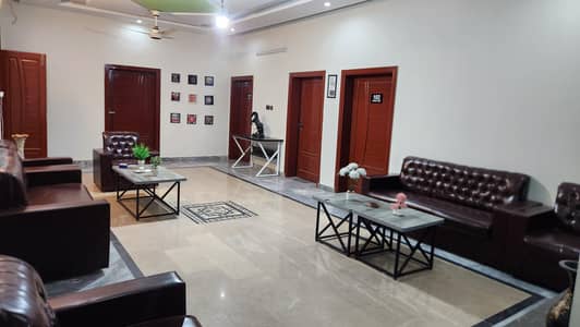 Furnished 4 bedroom floor for daily rental in B17 Islamabad