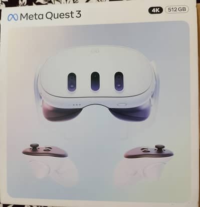 Meta Quest 3 512GB VR Headset + 16ft USB-C Link Cable | Like New