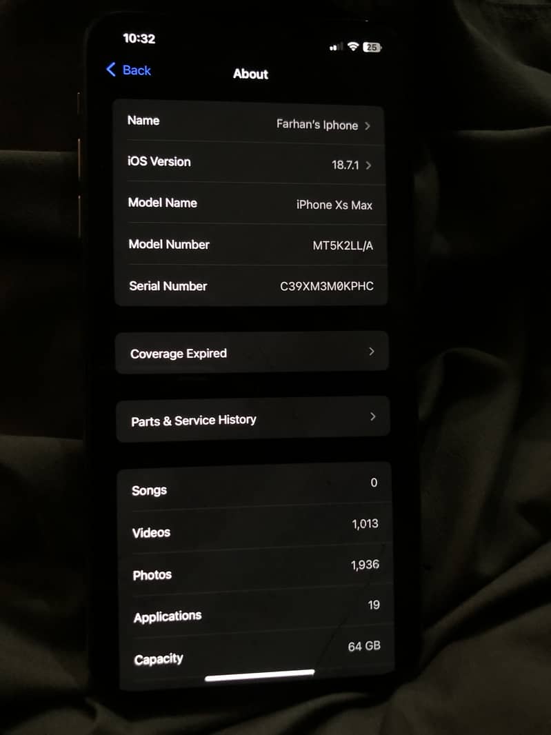 Apple iPhone Xs Max 6
