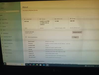 All in one PC 500gb hardisk 8gb Ram