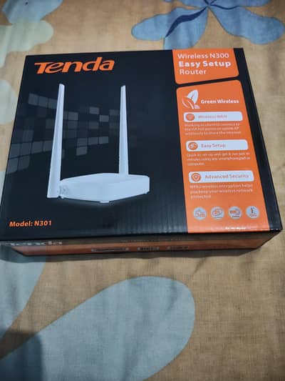 just Box open Tenda wifi router for sale