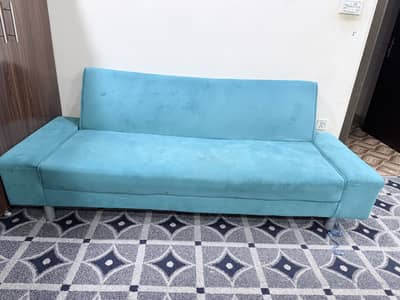 Premium Diamond Supreme Foam Sofa Cum Bed (Less Used)