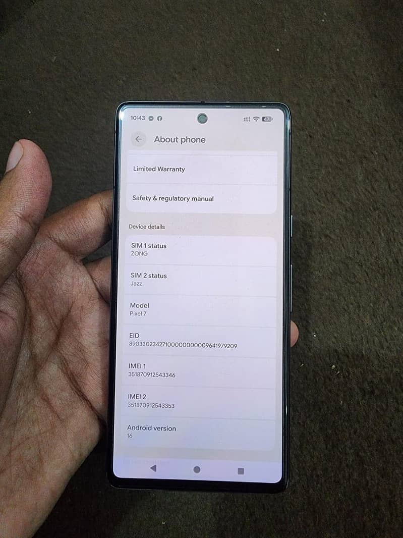 Google Pixel 7 6