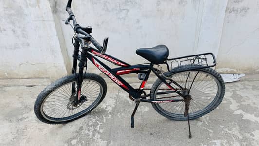 Searose black bicycle