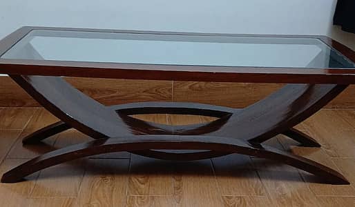 DRAWING ROOM CENTER TABLE WITH GLASS