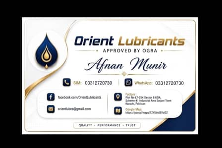 Orient lubricants engine oil